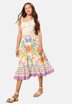Lipsy, REGULAR FIT - 2-IN-1 TROPICAL POPLIN HOLIDAY SHOP DRESS . - Freizeitkleid - white
