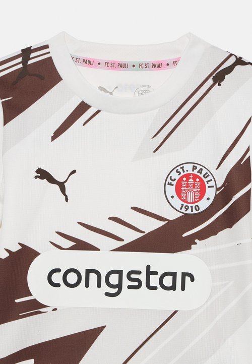 PUMA FC ST PAULI AWAY REPLICA UNISEX - Club wear - white/brown — photo 3