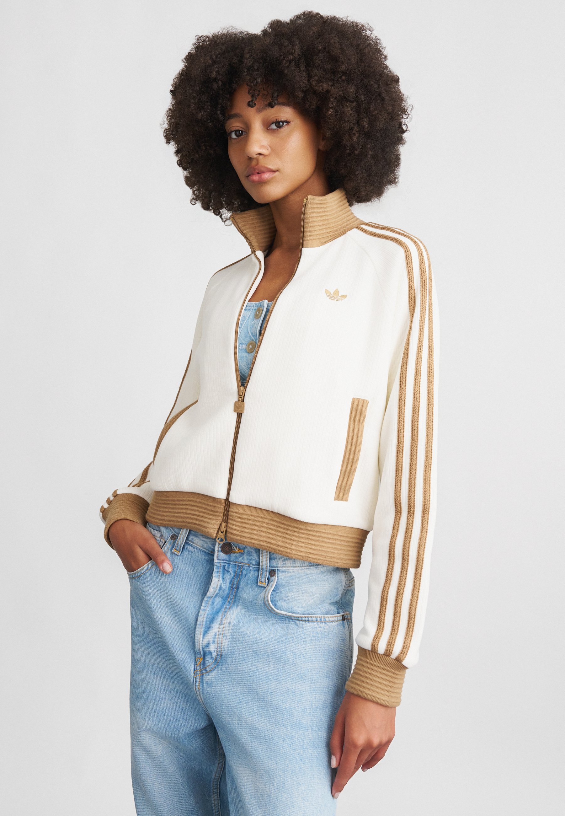 adidas Originals Cardigan - off white/alb natural - Zalando.ro