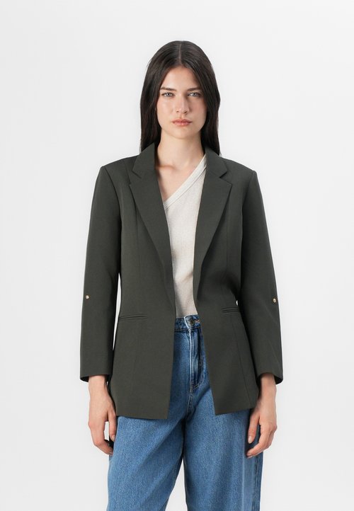 Vero Moda VMFRIDA REGULAR - Blazer - peat/vert foncé