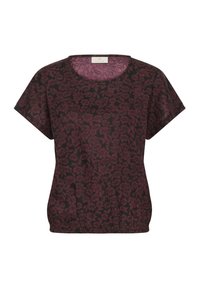 Unselected, fudge black flower print
