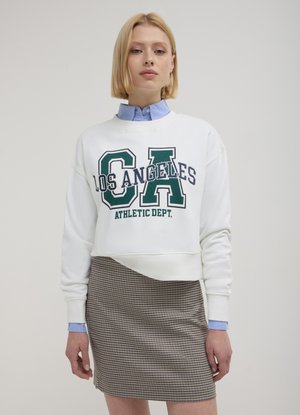 Calliope SCRITTA COLLEGE - Felpa - blanc