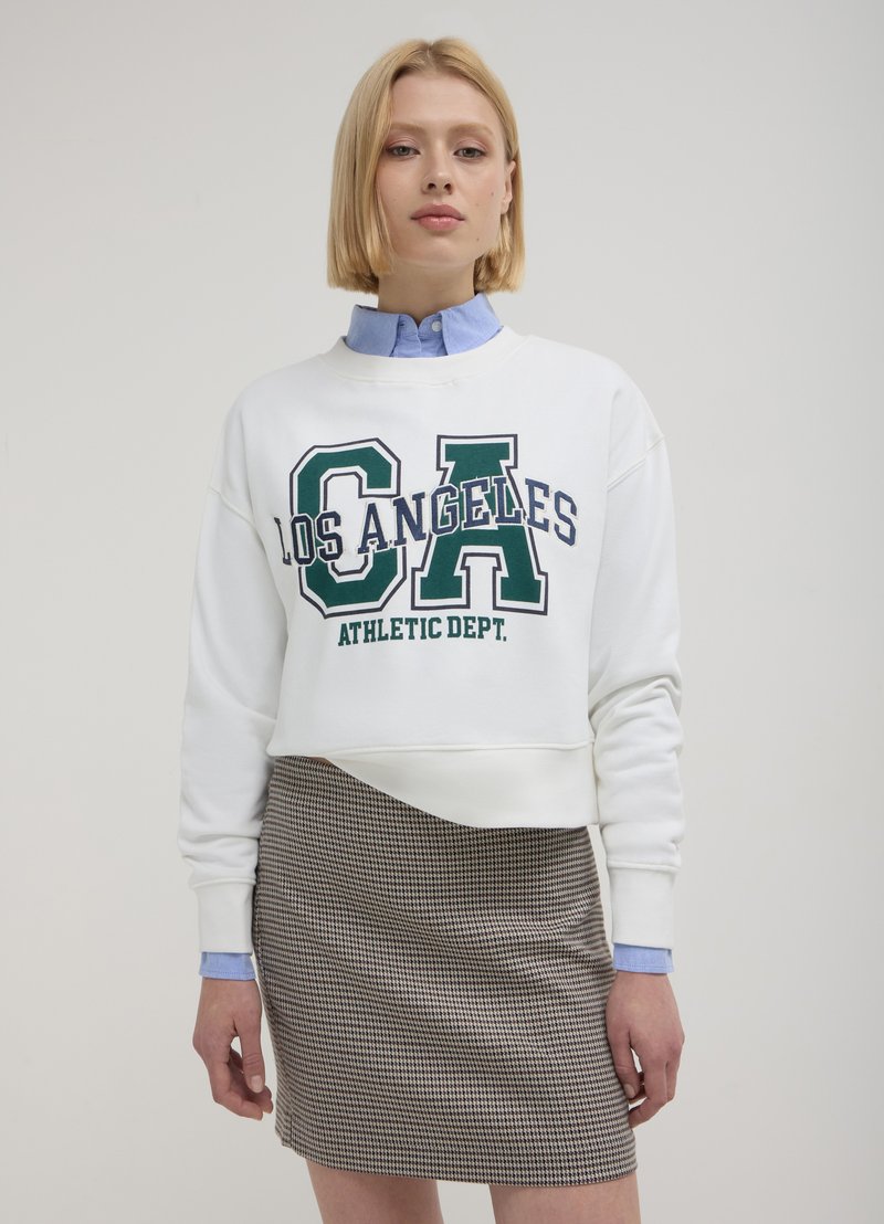Calliope SCRITTA COLLEGE - Felpa - blanc