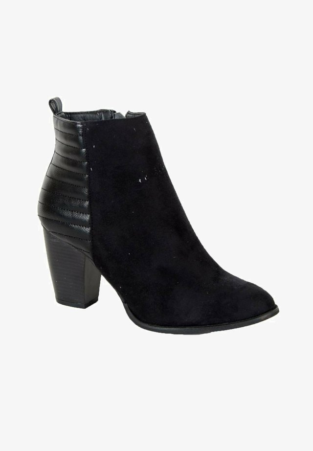 Bottines à talons hauts - noir
