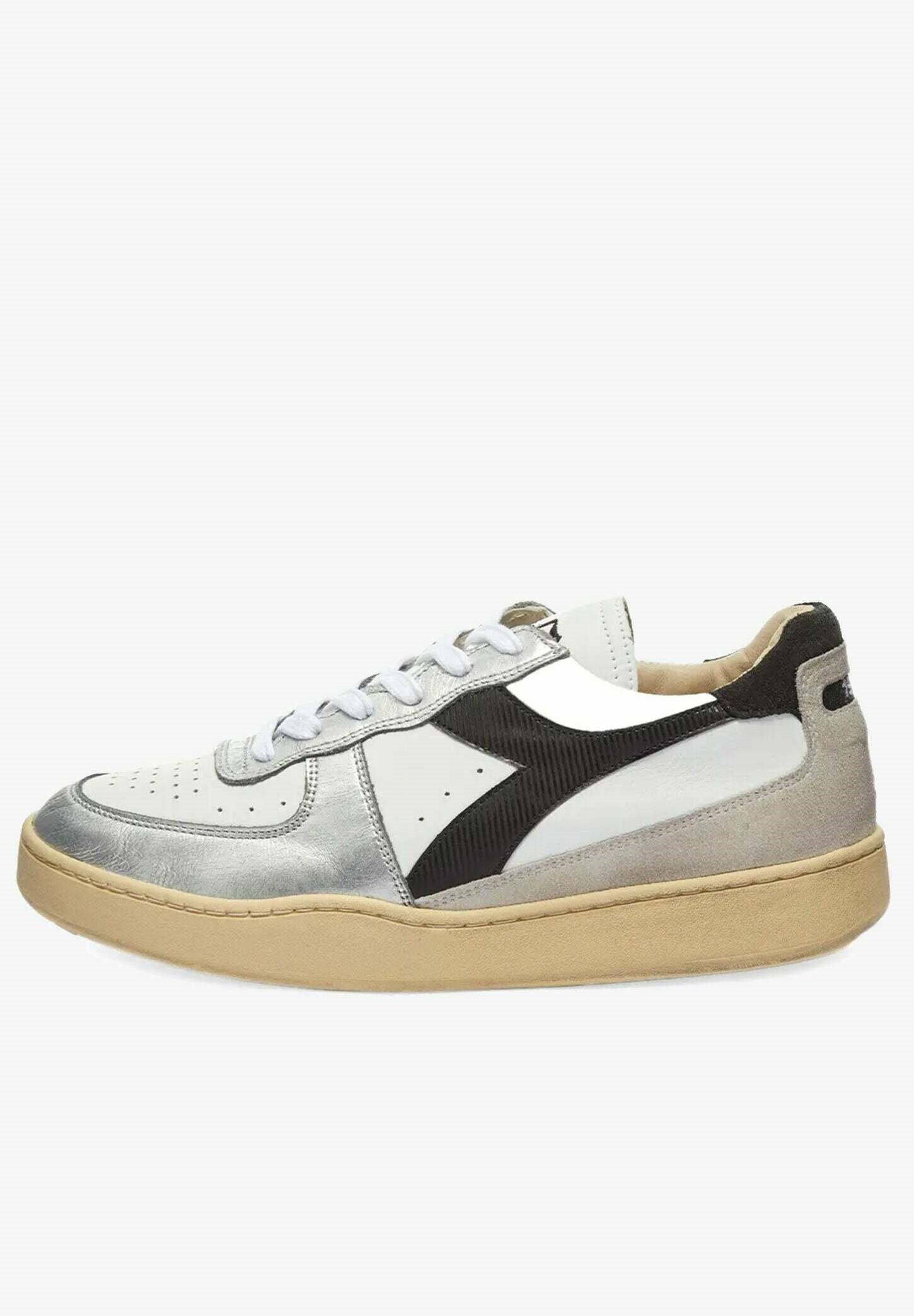 Diadora HERITAGE BASKET - Baskets basses - white/blanc - ZALANDO.FR