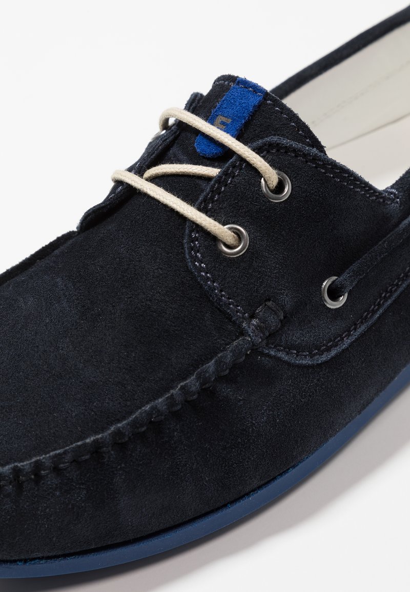 Floris Van Bommel Mokki Bootschoenen Dark Blue Donkerblauw Zalando Nl