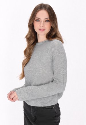 Strickpullover - grey melange