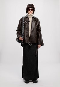 Materiel BOXY BIKER  - Giacca in similpelle - dyed brown