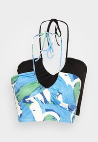 Não selecionado, black/artsy blue print