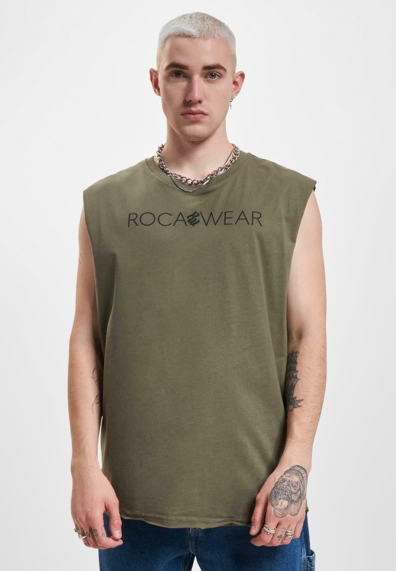 Rocawear NEXTONE TANK - Top - olive