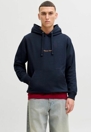 JORNORREBRO HOOD - Sportinis megztinis - sky captain