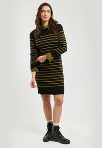 Armor lux BENODET - Robe pull - noir fir green