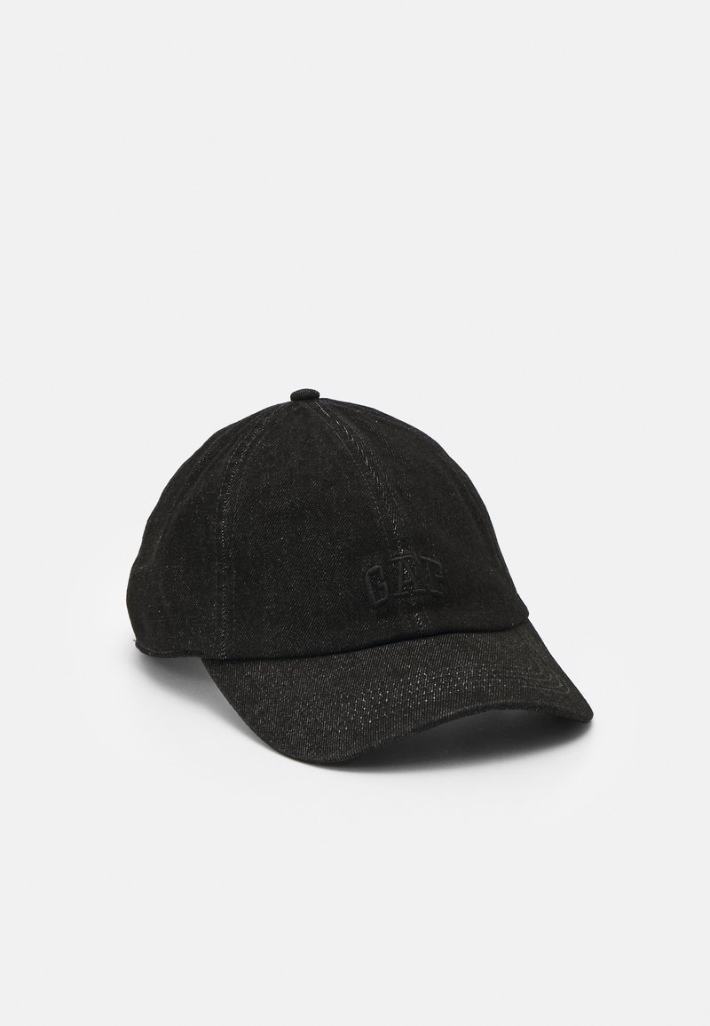 GAP - LOGO UNISEX - Pet - black denim, Vergroten