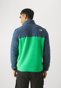 The North Face M YUMIORI 1/4 ZIP - Fleece trui - optic emerald/shady blue