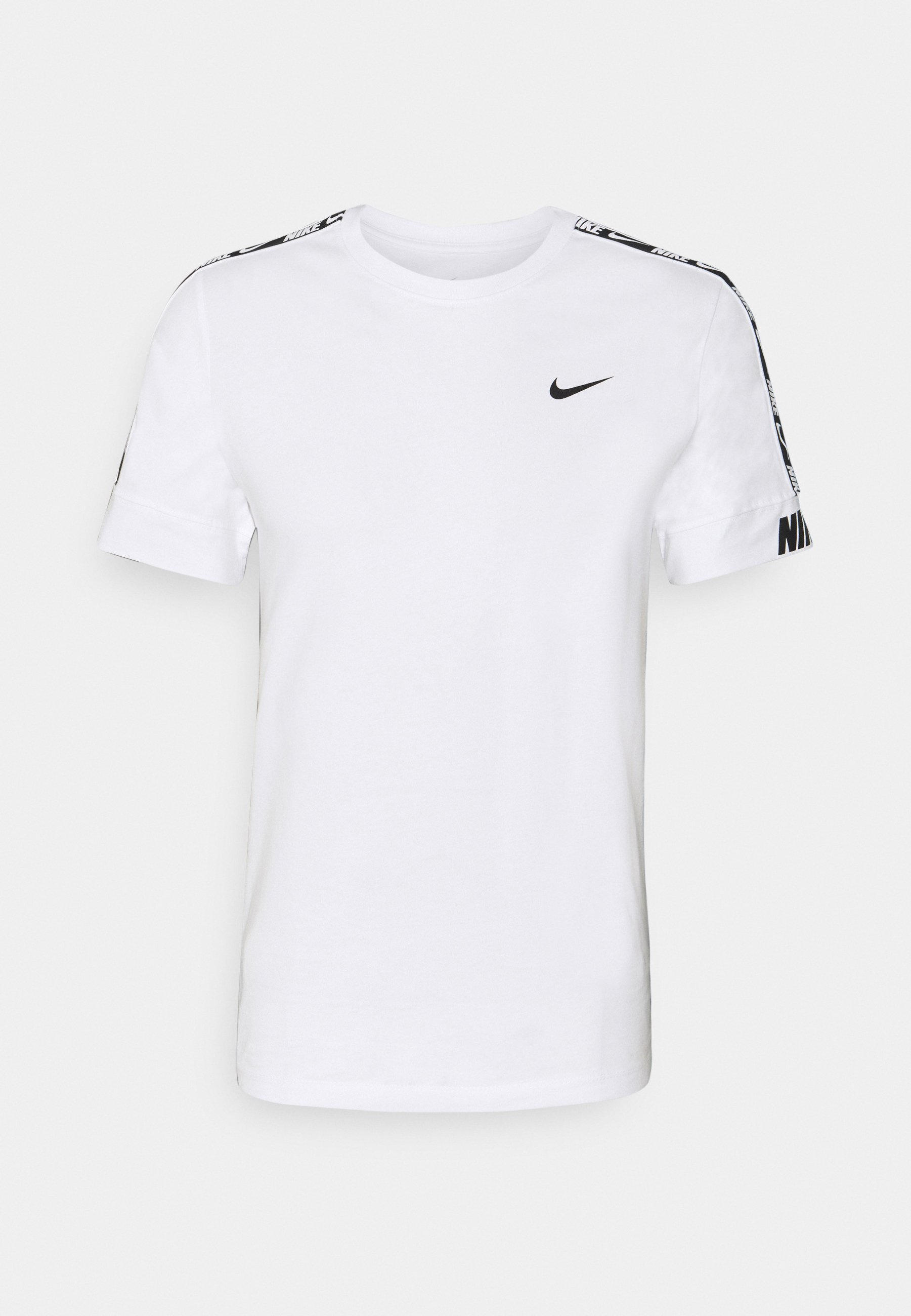 Nike Sportswear REPEAT TEE - Print T-shirt - white/black/white - Zalando.de