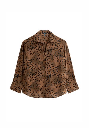 New Look Curves CURVES SPECKLED PATTERN - Blus - brown pattern