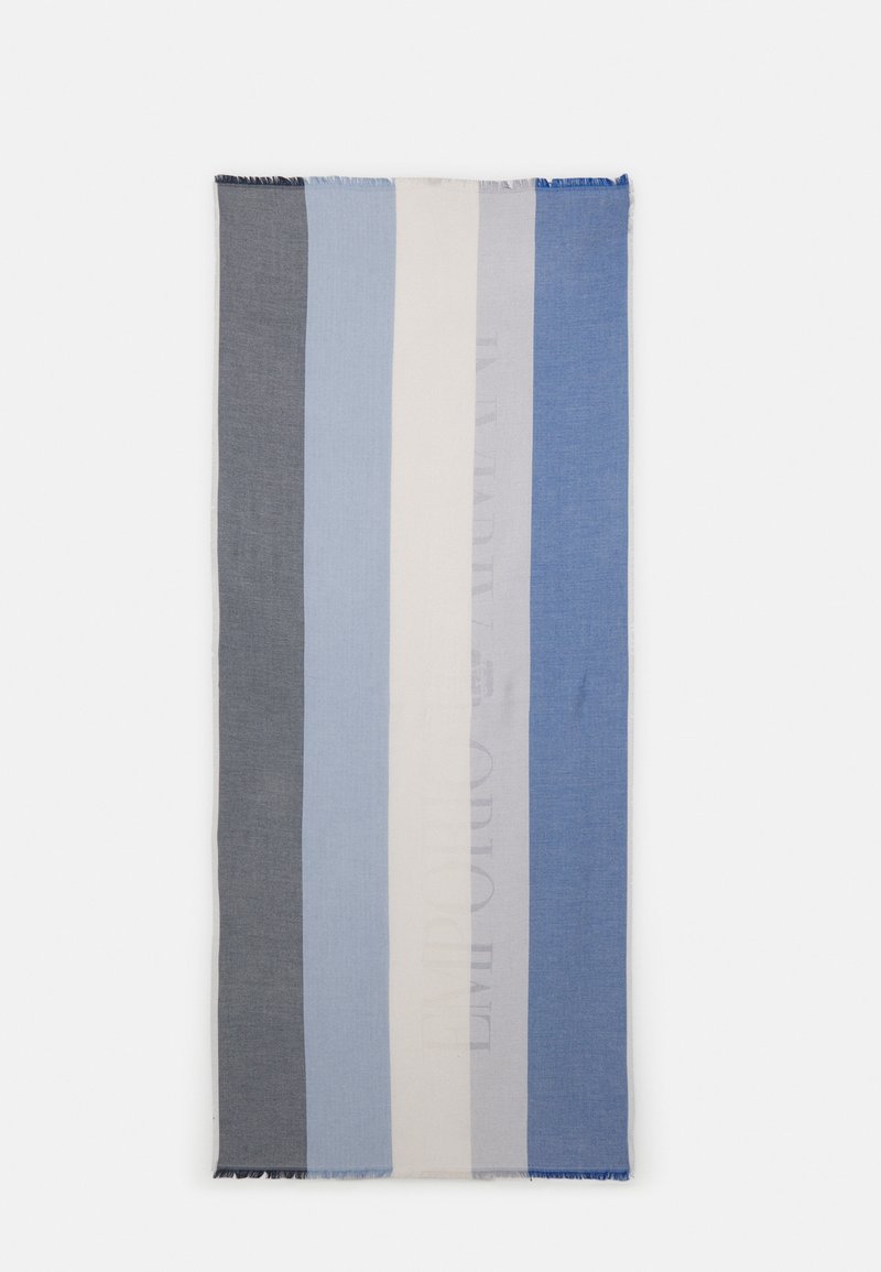 Stola Scarf in Grey and Brown Print