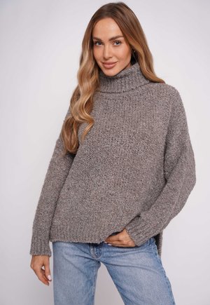 SWETER UNI - Fleece jumper - szary