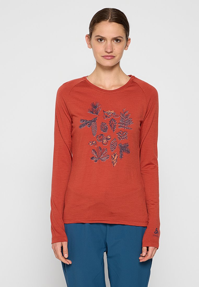 Odlo Longsleeve oranje Odlo Longsleeve oranje