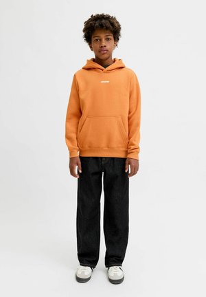 Jack & Jones Junior, JCOCLUB BACK SCRIPT SWEAT HOOD SN JNR - Felpa con cappuccio - tomato cream