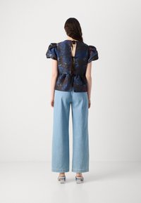 Scotch & Soda CAP SLEEVE WITH PEPLUM - Bluse - pheasant