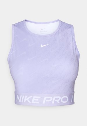 Nike Performance CROP TANK  - Top - lilac ice/white