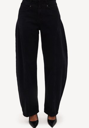 LOAVIES, RADIANT DESIRE - Vaqueros baggy - black-used denim