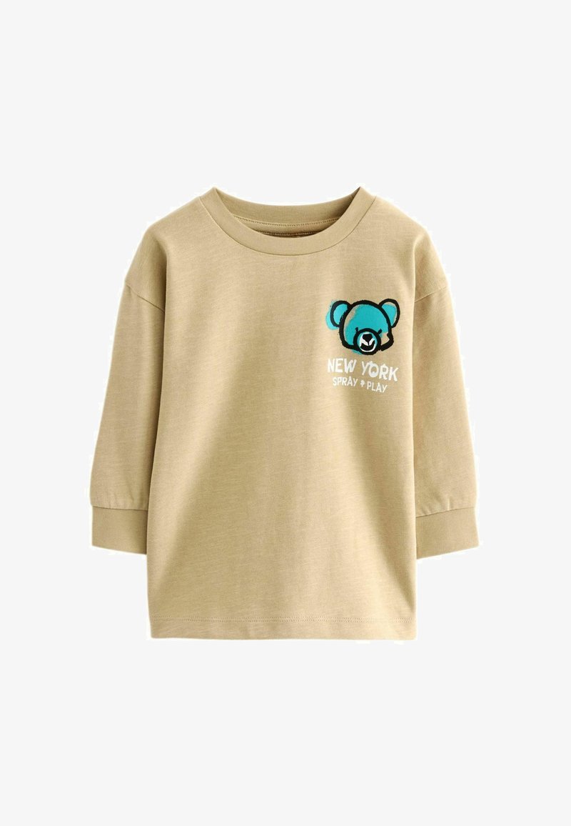 Next GRAFFITI REGULAR FIT - Bluză cu mânecă lungă - neutral bear