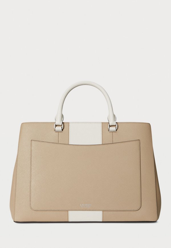 TWO TONE LEATHER LARGE HANNA SATCHEL - Handbag2