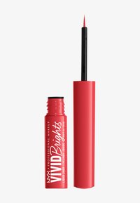 NYX Professional Makeup - VIVID BRIGHT LINER - Eyeliner - on red Immagine in miniatura 1