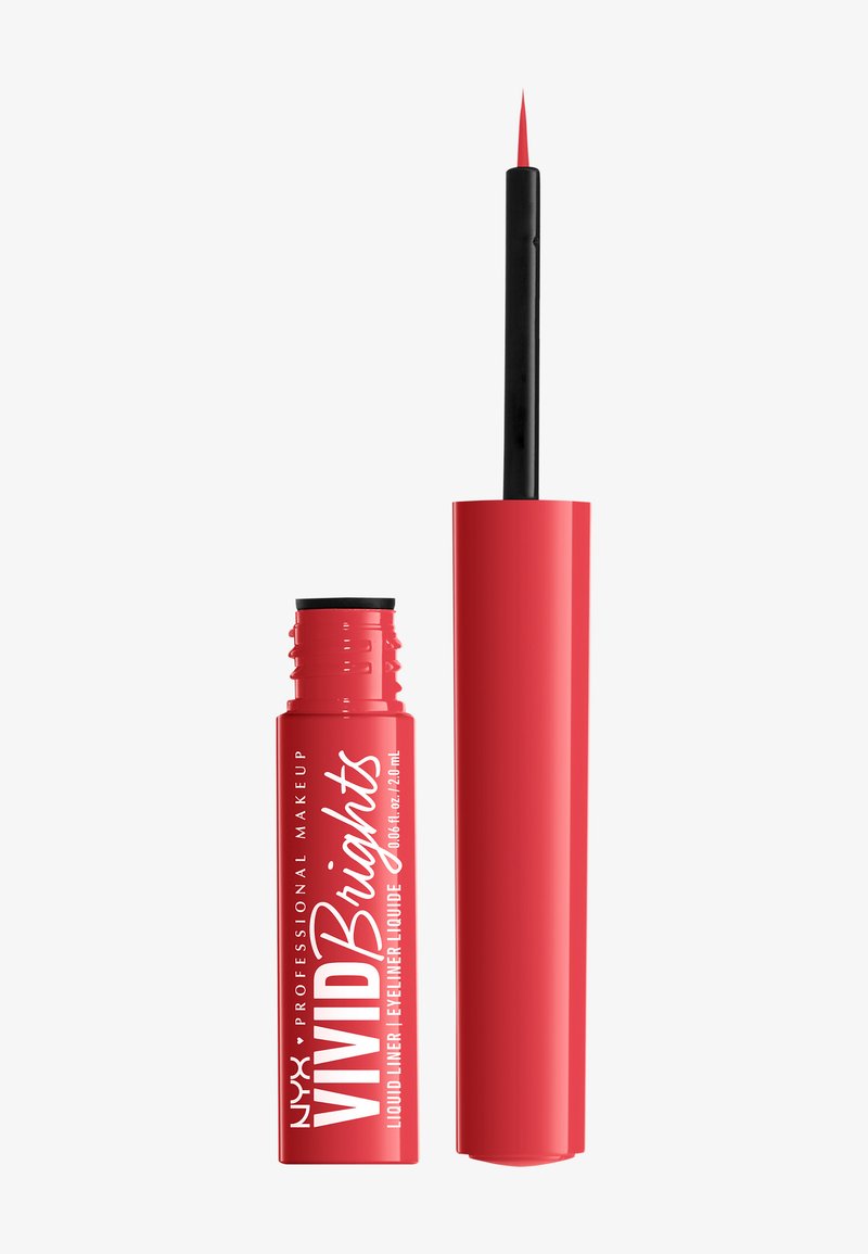 NYX Professional Makeup - VIVID BRIGHT LINER - Eyeliner - on red, Ingrandire