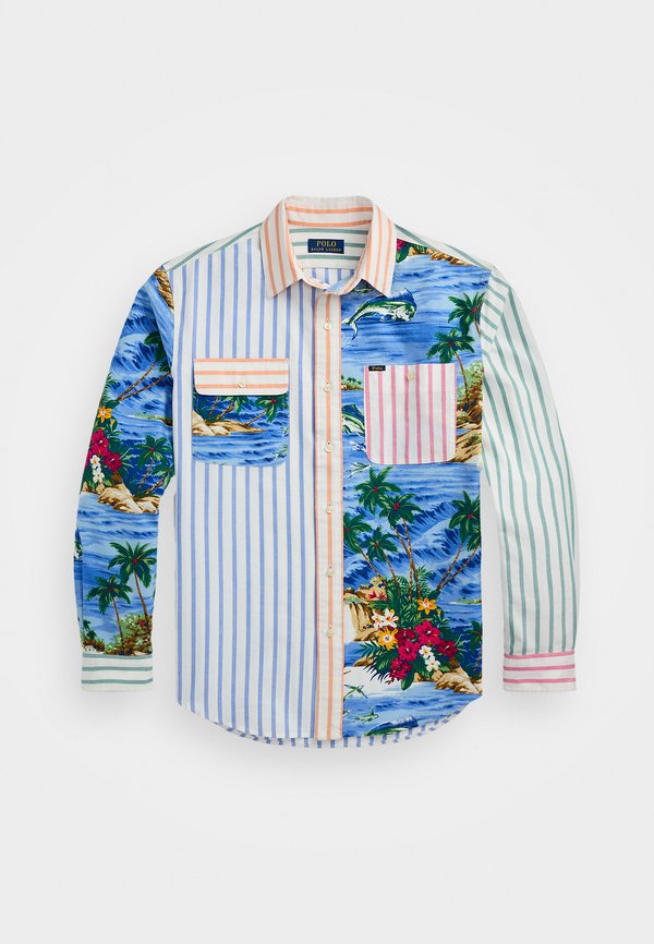 CLASSIC FIT PATCHWORK OXFORD WORKSHIRT - Shirt - tropical patchwork2