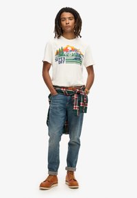 Superdry & Co T-shirts print - winter white