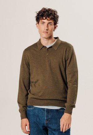 Langarmshirt - marron ecorce