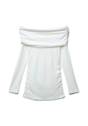 A SPALLE SCOPERTE - Langarmshirt - bianco lana