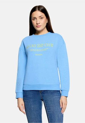 Cartoon, Sweatshirt - patch blue yellow