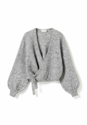 Noella, N-MAELEE KNIT CARDIGAN - Gilet - medium grey melange