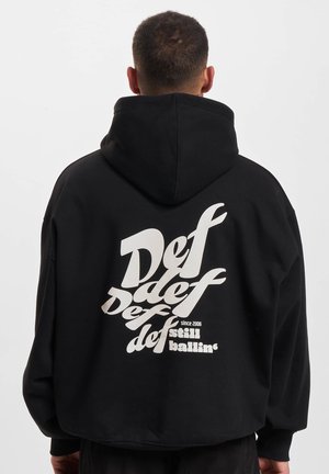 DEF Kapuzenpullover - black