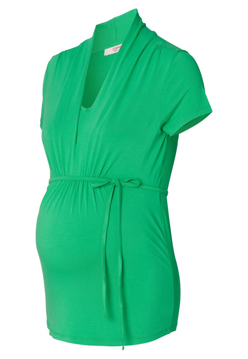 Esprit Maternity T-shirt basic groen Esprit Maternity T-shirt basic groen