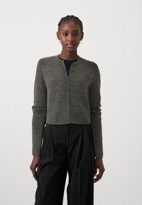 Gina Tricot CARDIGAN - Kardigan - brown melange