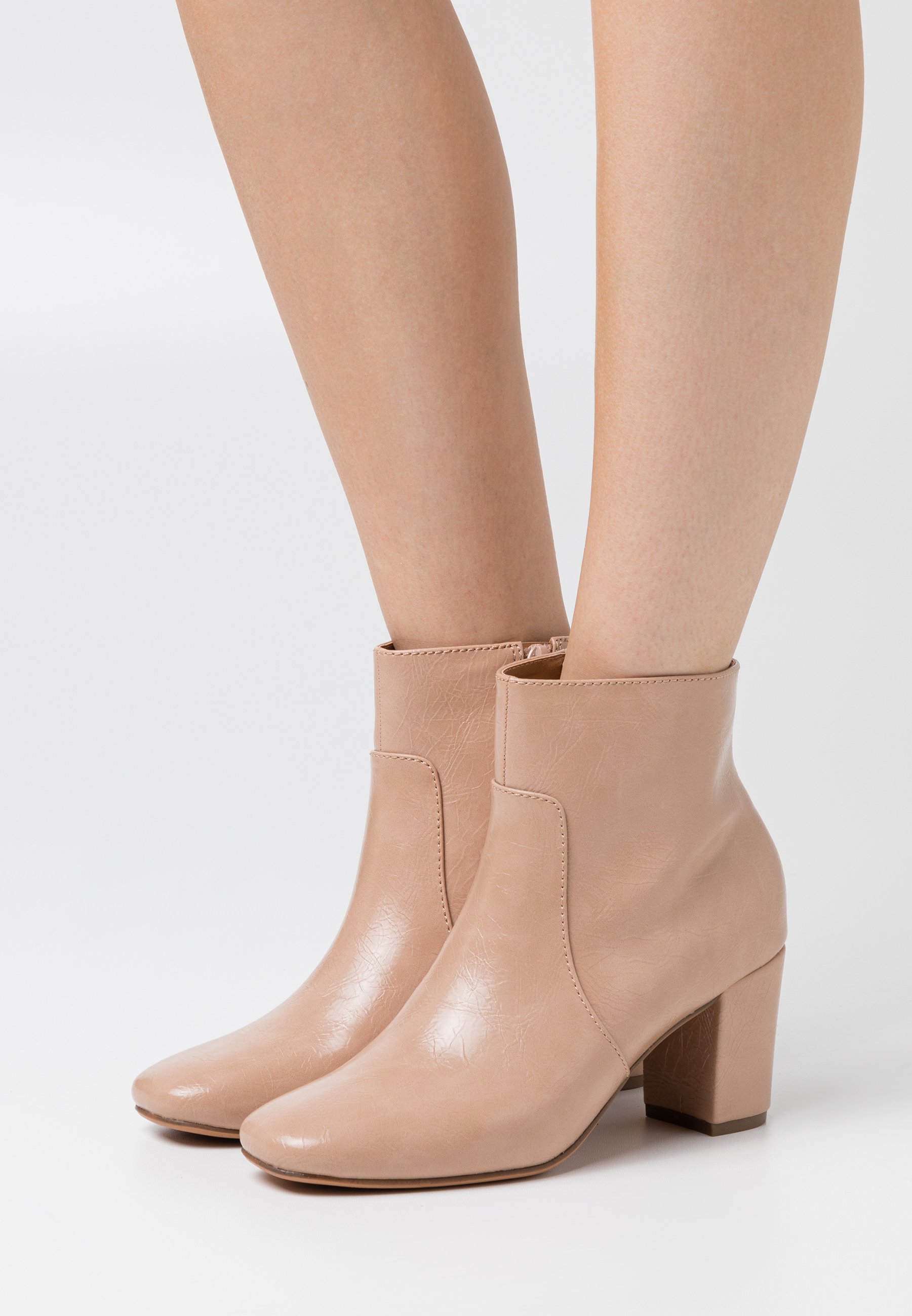 camel ankle boots