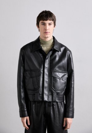 RUBEN JACKETS - Kunstlederjacke - black