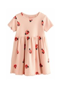 Next - REGULAR FIT-SHORT SLEEVE - Freizeitkleid - ladybird pink Thumbnail-Bild 1
