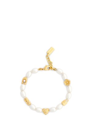 COACH, COACH ICONIC PEARL SIGNATURE CHARM STRAND BRACELET - Pulsera - natural