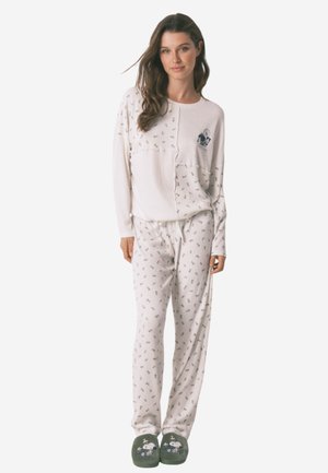 SET - Nattøj sæt - off white