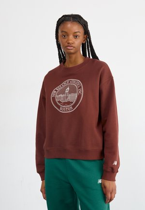 ATHLETICS CREST CREW - Mikina - rich oak