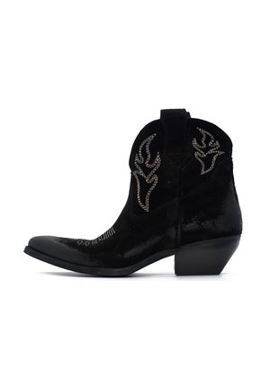 TEXANO - Stivaletti texani / biker - nero