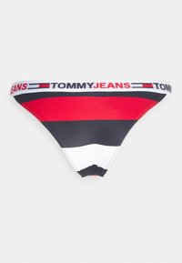 Tommy Hilfiger HIGH LEG CHEEKY - Cuecas de biquíni - rugby stripe