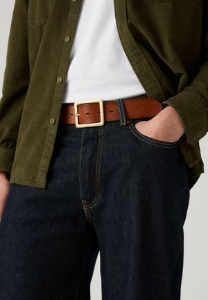 Levi's®, MASON CENTERBAR BELT CAVIAR - Cinturón - caviar - browns-