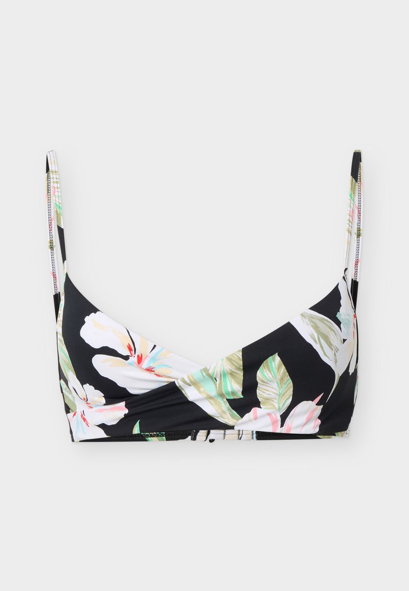 Roxy ESSENTIALS WRAP BRA - Haut de bikini - anthracite - ZALANDO.FR
